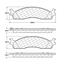 Disc Brake Pad Set CE 103.09650