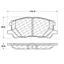 Disc Brake Pad Set CE 103.10050