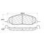 Disc Brake Pad Set CE 103.10810