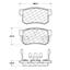 Disc Brake Pad Set CE 103.10860