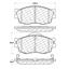 2006 Dodge Attitude Disc Brake Pad Set CE 103.11560