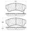 Disc Brake Pad Set CE 103.11640