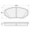 Disc Brake Pad Set CE 103.12580