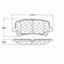 Disc Brake Pad Set CE 103.12810