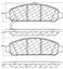 Disc Brake Pad Set CE 103.14010