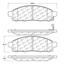 Disc Brake Pad Set CE 103.15190