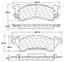 Disc Brake Pad Set CE 104.00520