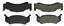 Disc Brake Pad Set CE 104.01230