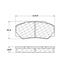 Disc Brake Pad Set CE 104.02700