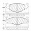 Disc Brake Pad Set CE 104.02800