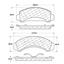 Disc Brake Pad Set CE 104.03870