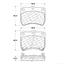 Disc Brake Pad Set CE 104.04020