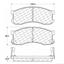 Disc Brake Pad Set CE 104.04280