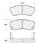 Disc Brake Pad Set CE 104.04510