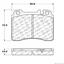 Disc Brake Pad Set CE 104.05611