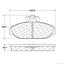 Disc Brake Pad Set CE 104.05650