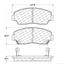 Disc Brake Pad Set CE 104.05740