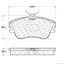 Disc Brake Pad Set CE 104.06380