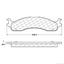 Disc Brake Pad Set CE 104.06550