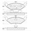 2001 Chrysler Grand Voyager Disc Brake Pad Set CE 104.07150