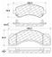 Disc Brake Pad Set CE 104.07170