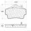 Disc Brake Pad Set CE 104.07370