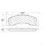 Disc Brake Pad Set CE 104.07560