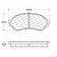 Disc Brake Pad Set CE 104.07980