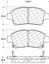 Disc Brake Pad Set CE 104.08221