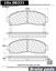 Disc Brake Pad Set CE 104.08331