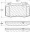 Disc Brake Pad Set CE 104.08472