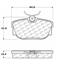 Disc Brake Pad Set CE 104.08770