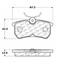 Disc Brake Pad Set CE 104.08860