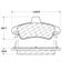 Disc Brake Pad Set CE 104.08991