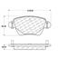 Disc Brake Pad Set CE 104.09110