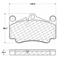 Disc Brake Pad Set CE 104.09160