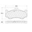 Disc Brake Pad Set CE 104.09910