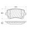 Disc Brake Pad Set CE 104.10180