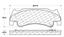 Disc Brake Pad Set CE 104.10850