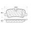 Disc Brake Pad Set CE 104.10990