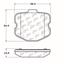 Disc Brake Pad Set CE 104.11850