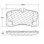 Disc Brake Pad Set CE 104.13000