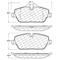 Disc Brake Pad Set CE 104.13081