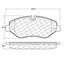 Disc Brake Pad Set CE 104.13160