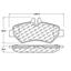 Disc Brake Pad Set CE 104.13170