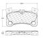 Disc Brake Pad Set CE 104.13500