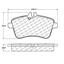 Disc Brake Pad Set CE 104.13570