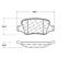 Disc Brake Pad Set CE 104.13580