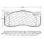 Disc Brake Pad Set CE 104.13710