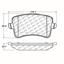 Disc Brake Pad Set CE 104.13860